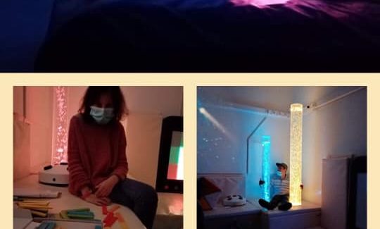 A sala de snoezelen A sala de snoezelen